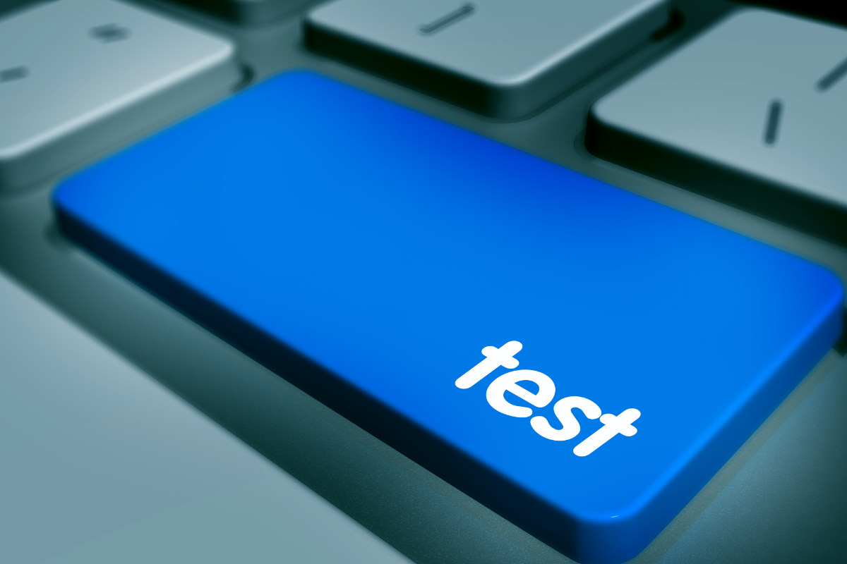 verification vs validation in software - keyboard before the start of testing